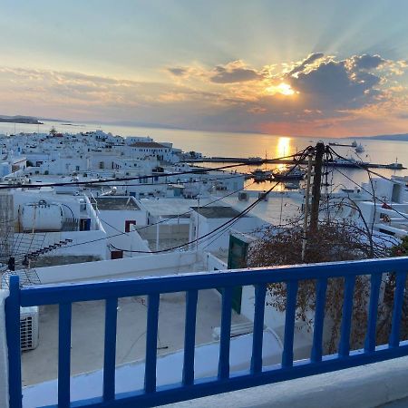 Elenitas Town House With Veranda And Sea View Mykonos Town Экстерьер фото